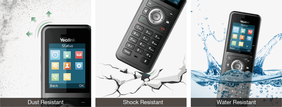 Schnurloses Telefon mit mehreren Mobilteilen, Zoom-Telefon, schnurlose Telefonsysteme